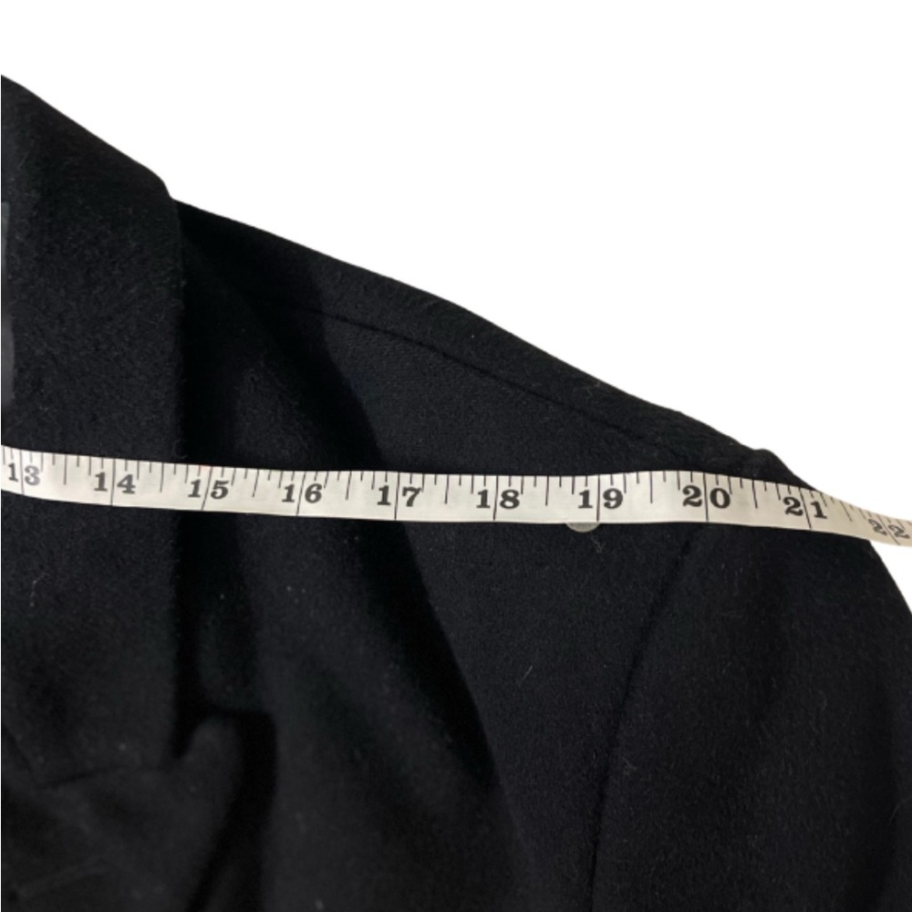 Vintage Boston Traders Men's Black 100% Wool Tren… - image 4